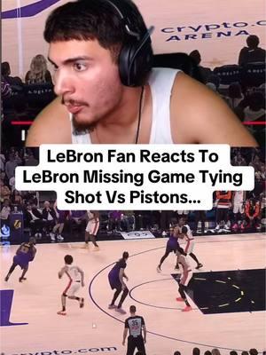 We Lost To The Pistons TWICE?! #fyp #NBA #nbahighlights #lebron #lebronfan #lebronjames #losangeleslakers #detroitpistons #lakersvspistons #basketball #funny #reaction #dandaman 