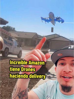 Las nuevas entregas de paquetes de Amazon en drones 😱👍💪  #amazon #drones #paquetes #entregas #paratiiiiiiiiiiiiiiiiiiiiiiiiiiiiiii #usa #arizonacheck #arizona #greenscreenvideo #greenscreen 