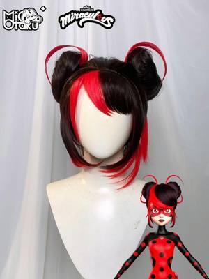 Shadybug's wig tutorial is here!💥 🕵Watch patiently and you will find a surprise! #miraculous #shadybug #shadybugandclawnoir #ladybug #wig #tutorial #micotaku #micotakuclub 