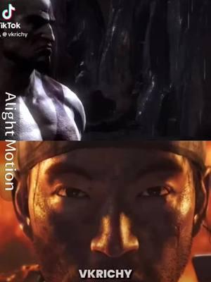 Repost of my favorite Edit❤️🔥 #gaming#fyp#comparing#godofwar#gow#ghostoftsushima#got#jinsakai#kratos#sad#opinion#viral#1v1#onisqd#vkrichy 