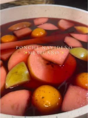 Receta de ponche navideño mexicano ✨🎄🍏🍎🍍🫐#ponchemexicano#ponchedefrutas#ponchecaliente#poncheparaañonuevo#poncheparanavidad#deliciosoponche#bebidanavideña#bebidadeliciosa#ponchedefrutas#