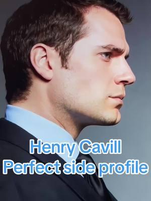 What would Henry Cavill look like if he had a perfect side profile? #henrycavill #makeover #growup #perfectface #sideprofile 