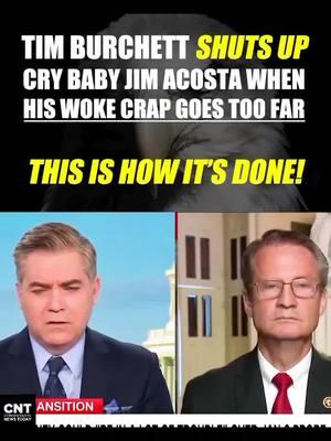 Tim Burchett SHUTS UP CNN clown Jim Acosta live on his own show . . . #trump2024 #news #florida #trumprally #conservativenews #fypシ #fyp #conservative #trump #politics #republican #fypシ゚viral #trending #viralvideo #viral #today #candaceowens 