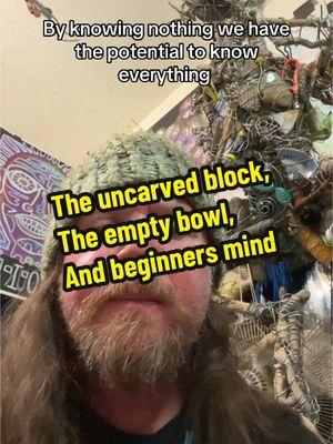 These ideas hold a key to unlocking our infinite potential #uncarvedblock #emptybowl #beginnersmind #infinitepossibilities #taoism #zen #selflimitingbeliefs #belikewater #openminded #philosophy 