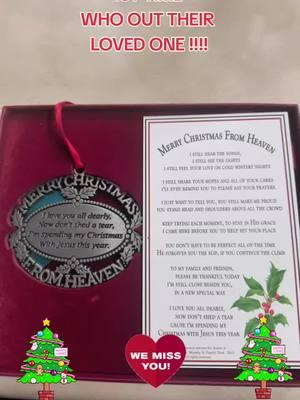 Missing family and friends who have moved on to heaven we pray for you and ask you watch over us but to anyone who has to spend this Christmas without someone they love someone they lost We are thinking of you we are missing you and want you to know you are loved ! #jmaz1962 #missingu #christmaswithoutyou #Peace #Love #alwaysinourhearts #RIPSON #christms2024 #loveyourfamily #rememberingourlovedones 