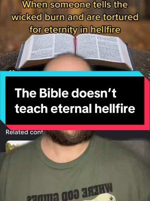 . for more proof, check out my book! - The Gospel of Hell. . https://a.co/d/8RUz8m2 . SO many christians these days have a complete misunderstanding of of what hell is all about? Do the lost suffer for all eternity in the fires of unending torment? Or do they suffer for a little while, then perish, never to exist again? Read on to find out.  . . ⬇️ Support! ⬇️ . 📫📫: PO Box 861, Queen City, Tx 75572 📫📫 . 🔥🔥🔥 ⬇️check out my books!⬇️ 🔥🔥🔥 . The Gospel of the Sabbath - https://a.co/d/5a46qJB  . The Gospel of Hell - https://a.co/d/fnWn667  . ➡️ Leave a gift on my videos.  . ➡️ Hit the subscribe button in my profile!  . ➡️ Subscribe on YouTube! youtube.com/@TheAdventTruth : ➡️ support via link in bio: https://www.theadventtruth.com/ . ➡️ Patreon: patreon.com/TheAdventTruth .. **tag, share, & follow!**  . . #Jesus #christian #christiantiktok #bible #biblestudy #bibleprophecy #bibleteacher the idea of an #immortalsoul is a form of #spiritialism and is very #newage #soulsleep #breathoflife #thiefonthecross #outofbodyexperience #23minutesinhell #richmanandlazarus #whathappenswhenwedie #thiefonthecross  #eternalhell #eternalhellfire is a #doctrineofdemons and a #doctrineofdevils #sda #seventhdayadventist #theadventtruth