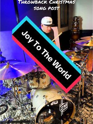 Love this funkier version of #joytotheworl.  Merry Christmas!  #drums #drummer #drumming #throwbackpost #oldpost #drumtok #drummersoftiktok #drumgroove #groove #merrychristmas #christmasmusic 