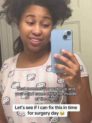 Surgery day GRWM… My hair needed all the TLC 😅 this is a Christmas Eve ad. Get u a viral unbrush and TikTok blow dryer 😝✌🏽 YW 😘 #blackgirltiktok #blackgirlmagic #naturalhair #TikTokShop #tiktokshopblackfriday #fypシ #foryou #surgeryday #grwm #pastudent #futurepa #foryou #4chair 