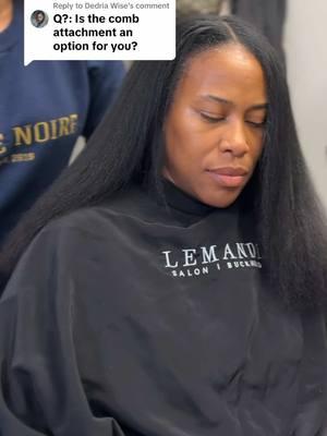 Replying to @Dedria Wise #atl #lemandisalon #blowdry #blowdrytutorial #atl #atlanta #atlantasalon #atlsalon #naturalhair #naturalhairtiktok #silkpressprep #viral #viralvideo #fyp #foryoupage 