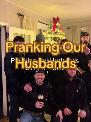 it was just tooo easy, merry trickmas ♥️🎅 #merrychristmas #prankingmyhusband #shirtprank #marriedlife #friendgroup #happyholidays #couplegoals 