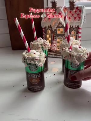 Open can drinks are so fun! Here is a Holiday twist! Peppermint Espresso 🍸 Martinis  1.5 oz Baileys  1.5 oz Peppermint Vodka 3 oz Espresso ☕️  Garnish top with frosting and roll in crushed peppermint make extra fun with whipped cream and some peppermint sprinkled on top! Enjoy  Save this for your next Holiday party!  . . . #espresso #espressomartini #holidayparty #christmas #sellingthesuburbs #partyideas #christmascocktails #realtormom #realtortips #realtormarketing #opencan