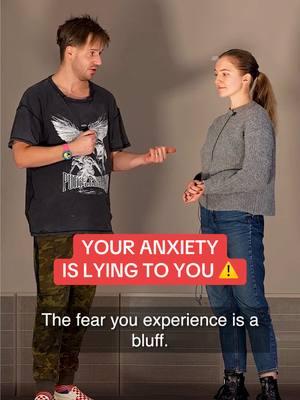 Your anxiety is LYING to you… Face fear’s bluff! ⚠️⁣ #julienblanc #julienhimself #anxiety #socialanxiety #anxietyrelief #anxietysupport #anxietyawareness #anxietyrecovery #anxietyproblems #anxietyhelp #anxietytips #anxietywarrior #anxietycoach 