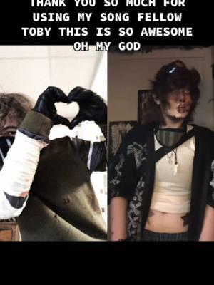 #duet with @T O B Y Never thought the day would come where a Ticci Toby cosplayer uses my song in their video. I am a happy man 🪓 🍂 🩸 #creepypasta #ticcitoby #cosplay #creepypastas #tobyrogers #ticcitobycosplay #slenderverse #creepypastacosplay #tobyerinrogers #proxy #slenderversecosplay #creepypastafandom #tobyrogerscosplay #tobyerinrogerscosplay #bokko #autobiographyofachainsaw #music #song #cosplayer #ticcitobycosplayer 