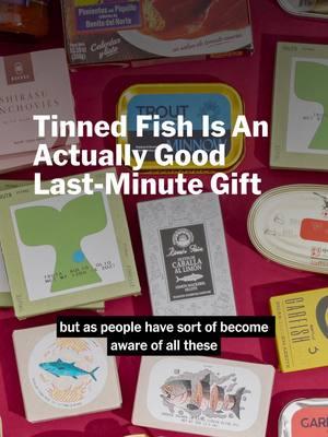 So, you procrastinated and still need a holiday gift for someone on your list? Get them some tinned fish. There's a whole slew of great options out there that taste luxurious but are accessible enough to find in your local grocery store. Plus, the packaging is usually cute, as an added bonus. Tap the link in our bio to see all the tinned fish we recommend, so you don't have to show up to the holiday celebrations empty-handed. #lastminutegiftidea #lastminutegift