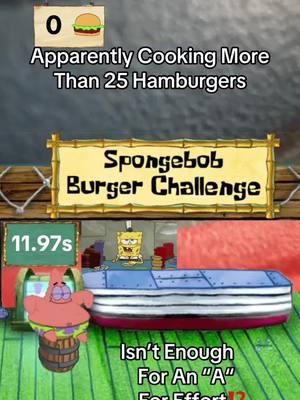 Get The Beat Grade By Cooking More Hamburgers #Hamburger #cookingchallenge #spongebob #taptap #filterchallenge #burger #cookchallenge 