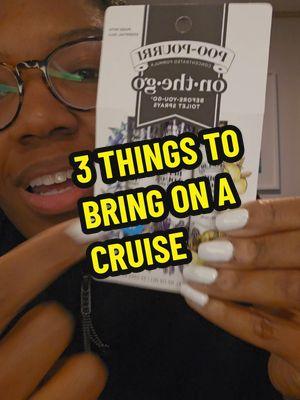 What are your favorite things to bring on a cruise? #cruise #cruiseship #cruisetok #poopourri #thingstobringonacruise 