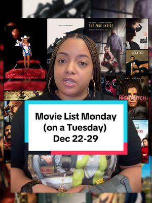 New Week New Releases not alot but enough to keep you entertained for the week. Movie List Monday on a Tuesday Dec 23-29 #theweekendwatch #movielistmonday #movie #whattowatch #fyp #recommendations #tv #series #foryoupage 