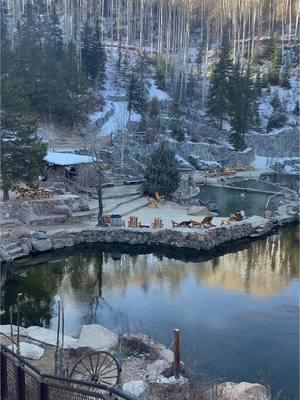 A little quickie in Colorado #strawberryhotsprings #steamboatsprings #fyp 