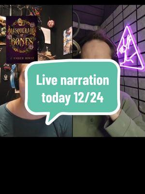 #LIVEhighlights #TikTokLIVE #LIVE Join me and @PJ Freebourn, Narrator again today as we live narrate "Masquerade of Bones" by @J. Ember Hintz #romantasy #books #BookTok #audiobook #audiobooktok #audiobooknarrator #orangehatsociety #author #reader #writer #authorsoftiktok #paigeandpj 