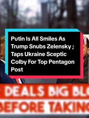 Weeks before taking office, U.S. President-elect Donald Trump has announced nominations for four senior Pentagon positions, including Elbridge Colby, a vocal critic of U.S. military aid to Ukraine, as Policy Adviser. #russiaukrainewarupdate #politics #politiplot #fyp #usarussiamilitary #usadrones #usarussia #russiausaupdate #russiaukrainewarupdate #ukrainerussiawar #russiaukraine #trump #putin 