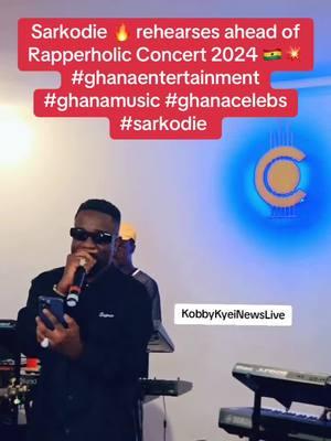 Sarkodie 🔥 rehearses ahead of Rapperholic Concert 2024 🇬🇭💥  #ghanaentertainment #ghanamusic #ghanacelebs #sarkodie 