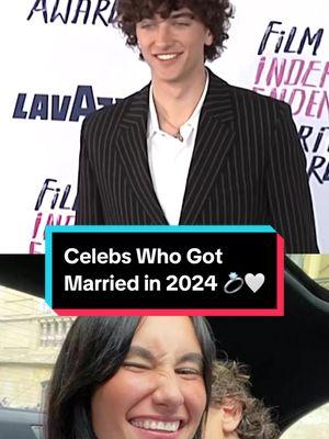 Here’s to #LanaDelRey, #GavinCasalegno, #MillieBobbyBrown and more celebs who tied the knot in 2024! 🤍💍🥹