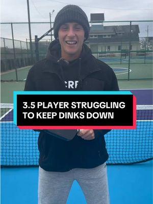 3.5 Level Player Struggling To Keep Dinks Down? 📉😔 1️⃣ Paddle should never leave peripheral vision. 2️⃣ Keep wrist locked on contact. 3️⃣ Dont reach, get lead leg as close to behind the ball as possible. #pickleball #pickleballtiktok #pickleballislife #pickleballrocks #pickleballaddict #pickleballtournament #pickleballhighlights 