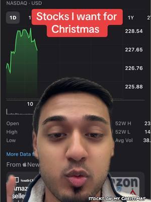 Stocks I want for Christmas  (Not advice) #stocks #stockpicks #stox #stonks #millionaire #millionare #investors #personalfinance #finance #fiance #financialliteracy #fingram #realestates people #fingram #wallstreet #crypto #realestatelit #tesla #millionairemindset #warrenbuffet #greenscreen 