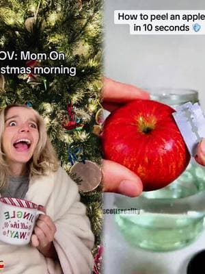 POV Moms on Christmas morning be like #momsbelike #mompov #christmas #christmasmorning #childhood