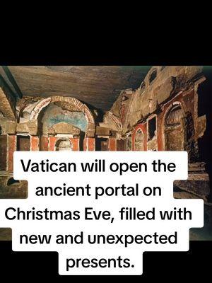 Vatican City will open the portal. The pop conducting a sacred ritual, what will happen? #greenscreen #christmaseve #christmaspresents #vatican #portal 