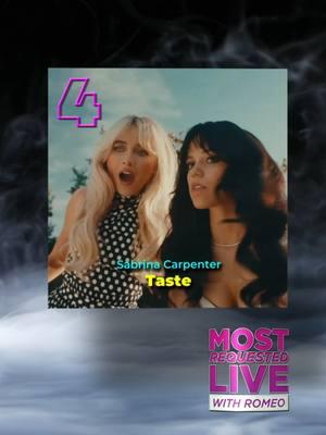 Thanks for hanging out with #MostRequestedLive and @onairromeo last weekend 🎁 Here are your Top 20 Requests this week! 🎉 5️⃣ @lalalalisa_m - #MoonlitFloor 4️⃣ @sabrinacarpenter - #Taste 3️⃣ #jin - #RunningWild 2️⃣ @chappellroan - #PinkPonyClub 1️⃣ @roses_are_rosie & @brunomars - #APT. THIS SATURDAY ▶️ Romeo's got the Most Requested songs in America playing and DJ Jay Mac's spinnin' up a brand new #ForYouMix every single hour! ☃️ #lisa #sabrinacarpenter #chappellroan #rose #brunomars #onairromeo #mrl #romeo