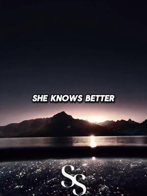 She knows better #motivateher #motivationforwomen #sparkinghersoul #inspireher #motivationalmoment #motivationalmessage #motivationalvideo 