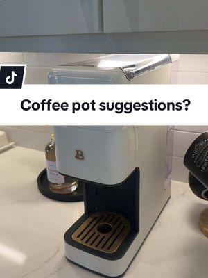 Suggestions for a new coffee pot? #coffee #coffeetiktok #coffeetok #drewbarrymoreappliances #cafeappliances #creatorsearchinsights @Cafe Appliances 