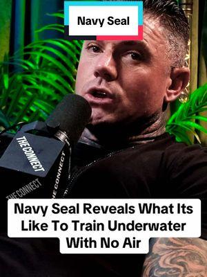 Most people couldn’t even last a minute underwater #johnnymitchell #fyp #viral #violence #war #crazy #story #podcast #navy #seal #prison #training