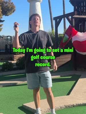 Setting A Mini Golf Course Record!! (Holes 7-12) #minigolf #puttputt #instagolf #miniaturegolf