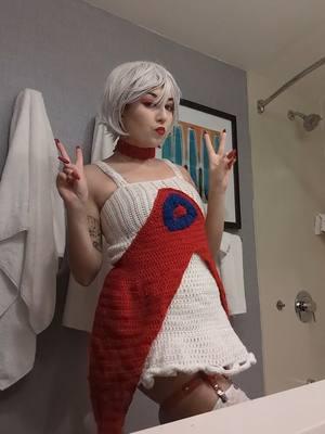 a wild Latias appears! 😘 #pokemon #pokemoncosplay #cosplayer #cosplay #crochetcosplay #crochet #latias #latiascosplay 