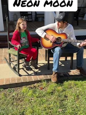 Covering “Neon Moon” by Brooks & Dunn. @Brooks & Dunn  Christmas with family means guitar time with Uncle Scott Shepherd. #neonmoon #brooksanddunn #greersings #kidsoftiktok #fyp #fypシ #fypシ゚viral #foryoupage #foryourpage #foryour #viralvideo #viraltiktok 