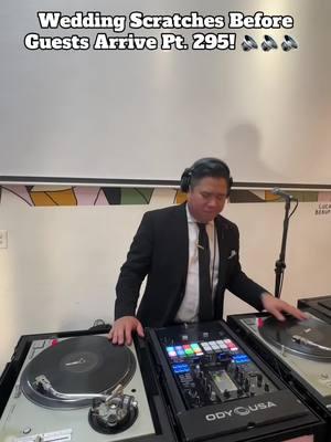 Wedding Scratches Before Guests Arrive Pt. 295! 🔉🔉🔉 For booking visit synergyeventsco.com #dj #scratchvideo #theskratchsociety #skratching #scratch #turntablist #djing #technics #pioneerdj #wedding #weddings #serato