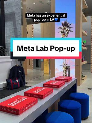 😲💙 Meta Lab pop-up in LA that’s open until the end of the year 📍8600 Melrose Ave, 10am-7pm (excl. holidays) @raybanmeta #RayBanMetaPartner #MetaLab #la #thingstodo #popup #activity #wheretogo #museum 