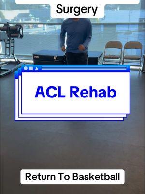 ACL Reconstruction Surgery Rehab: here are some cutting drills we like to use with our athlete to help return to basketball #aclrecovery #aclrehab #aclreconstruction #physicaltherapy #hoopers #kneerehab 