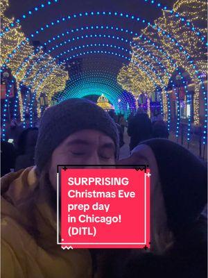 Come with us on a magical Christmas Eve prep day in Chicago (with the ULTIMATE cheesy surprise)! 🎄🖤 #christmas #dayinthelife #ditl #chicago #glutenfree #glutenfreebakery #glutenfreepizza #zoolights @Jeff Sarris 