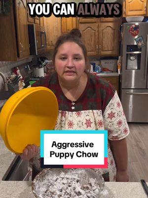 Replying to @Laura Fitzgerald omg apparently you guys don’t know what puppy chow is?!? #AggressiveTutorials #AggressiveTutorialLady #AggressiveCookingShow #AggressiveCookingTutorials #Aggrecipes #christmastreat #yesitsarerun #puppychow