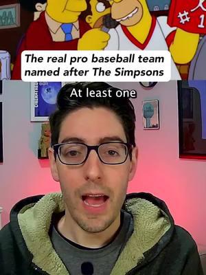 At least one Minor League Baseball team got its name from The Simpsons (Sources: MILB-dot-com, Fandom/Simpsons, Mental Floss, Ballpark Digest) #milb #MLB #thesimpsons #theisotopes #albuquerque #newmexcico