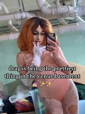 im like a 5 upstairs but down here?🫣💗• #drag #dragartist #backstage #afabdrag #ftm #transmasc 