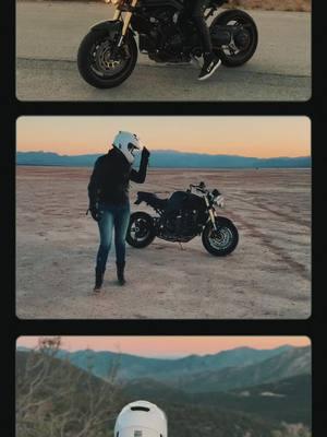 “When your world moves too fast, and you lose yourself in the chaos, introduce yourself to each color of the sunset.” • #motorcycles #fortheride #sunsetlover #2wheels #bikelife 