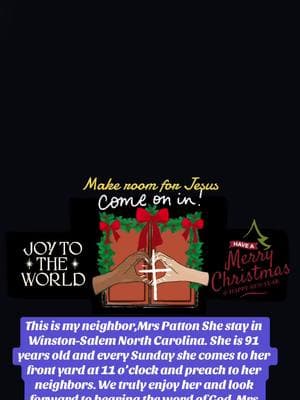 #foryoupagе #northcarolina #tiktok #viral #winstonsalem #336 #mylife #forsythcounty #preaching #preacher #religion #churchtiktok #neighbors #neighborhood #Neighbor #thankful #Christmas #save #movingforward #merrychristmas #happynewyear 