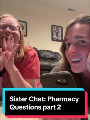 Sister Chat: Pharmacy Questions part 2 #doctor #pharmacist #pharmacy #jojo #sister #learn #teach #silly #haha #mj #jojo #penicillin #talk #question @JoJo Siwa @Diana Forbes 