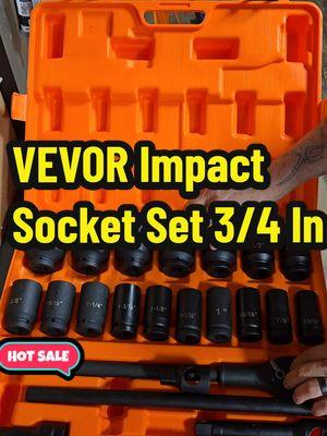 VEVOR Impact Socket Set 3/4 In tool set,Tools #vevorttshop #vevor #vevormustbuy #vevorsocketset #vevorauto #fyp #tools #tool #toolsofthetrade #toolstoday #toolsoftiktok #hardwaretools #mechanicsoftiktok #toollife #tooltok #tooltok #tooltictok #toolsets #toollife #ttsdelightnow #giftguide #spotlightfinds #treasurefinds #christmassale #christmassales #christmasdeals #savings #tiktokshoplastchance #tiktokshopnewyearnewaura 