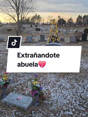 Te extraño hoy mucho más abuela 💔😭🥹 #grief #abuela #teextrañoabuela👵🏻🕊 #fyp #perdida #loss #teamo #tenecesito #feliznavidad 