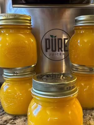 These little jars of liquid gold are nutrient dense and packed with antioxidants and anti-inflammatory properties. Perfect for this time of the year! We started with no grid in stage one for our ginger and turmeric. Then we pressed it with one pineapple and two lemons. Want to experience true two-stage juicing? Don’t miss our holiday sale. $247.50 off all new juicer packages plus a FREE starter kit. Use code PURE50 at checkout, and the kit will automatically be added to your shipment. Accessories and kits are also on sale for 25-50% off! Happy Holidays! #purejuicer #twostagejuicer #coldpressjuicer #coldpressedjuice #antiinflammatory #antioxidants 